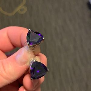 Beautiful vintage amethyst earrings!